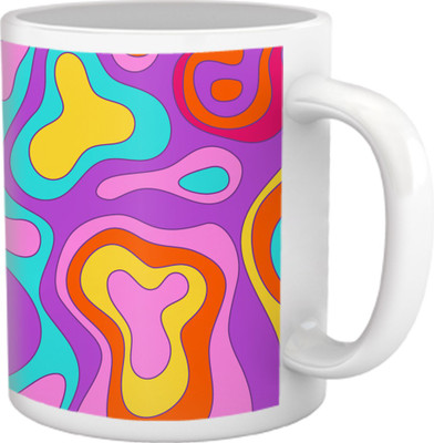 75% OFF on Tiedribbons Pure Vanity_Tru Concept_AmoebaPattern Ceramic Mug 325 ml