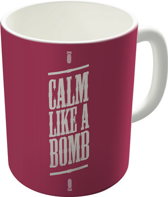 80% OFF on The Fappy Store Calm Like A Bomb Ceramic Mug 300 ml 80% OFF on The Fappy Store Calm Like A Bomb Ceramic Mug 300 ml