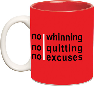 54% OFF on Mugwala No Excuses Ceramic Mug 350 ml 54% OFF on Mugwala No Excuses Ceramic Mug 350 ml