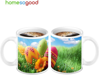 45% OFF on Homesogood Auspicious Easter Mug Ceramic Mug 280 ml, Pack of 2 45% OFF on Homesogood Auspicious Easter Mug Ceramic Mug 280 ml, Pack of 2
