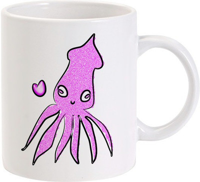 50% OFF on Lolprint Squid Heart Ceramic Mug 325 ml 50% OFF on Lolprint Squid Heart Ceramic Mug 325 ml