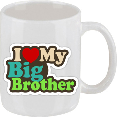 16% OFF on Ellicon 12 I Love My Big Brother Ceramic Mug