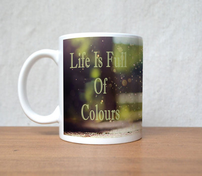 60% OFF on StyBuzz Life Is Full Colour Porcelain Mug 300 ml 60% OFF on StyBuzz Life Is Full Colour Porcelain Mug 300 ml