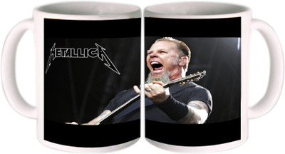 25% OFF on Shopkeeda Metallica Ceramic Mug 350 ml