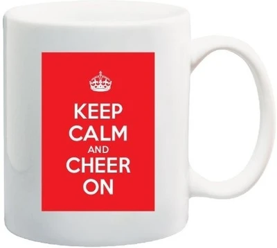 40% OFF on Teeskart Keep Calm And Cheer On Porcelain Mug 300 ml 40% OFF on Teeskart Keep Calm And Cheer On Porcelain Mug 300 ml