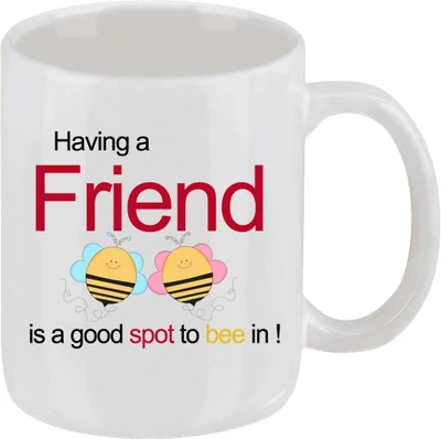 16% OFF on Ellicon 91 Having A Friend Ceramic Mug