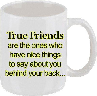 16% OFF on Ellicon 45 Quote About Friends Ceramic Mug