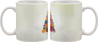 15% OFF on Artifa Christmas Tree Of Balloons Porcelain, Ceramic Mug 350 ml 15% OFF on Artifa Christmas Tree Of Balloons Porcelain, Ceramic Mug 350 ml