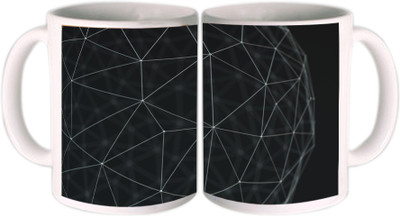 62% OFF on Shopkeeda Abstract Art Work Ceramic Mug 350 ml