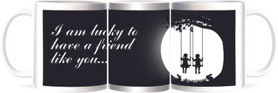 50% OFF on Refeel Gifts Lucky To Have A Friend Like You Ceramic Mug 325 ml 50% OFF on Refeel Gifts Lucky To Have A Friend Like You Ceramic Mug 325 ml