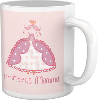 33% OFF on Tiedribbons Princess Mamma Gifts Coffee Ceramic Mug 350 ml