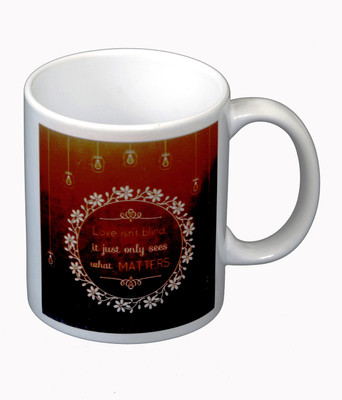 36% OFF on Petrichor Valentine Love is Blind Ceramic Mug 300 ml 36% OFF on Petrichor Valentine Love is Blind Ceramic Mug 300 ml