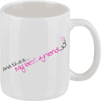 16% OFF on Ellicon 205 And This Is My Best Friend Ceramic Mug