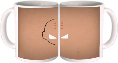 25% OFF on Shopkeeda Dragon Ball Z Krillin Ceramic Mug 350 ml