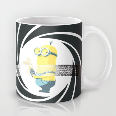 41% OFF on Astrode Minion James Bond Ceramic Mug 325 ml