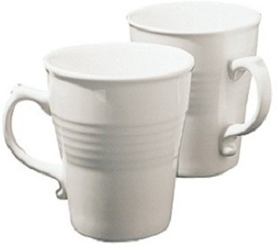 30% OFF on Seletti Cups-White Porcelain, Glass Mug Pack of 2 30% OFF on Seletti Cups-White Porcelain, Glass Mug Pack of 2