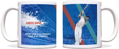 64% OFF on ShopMantra Suresh Raina Quote Ceramic Mug 300 ml
