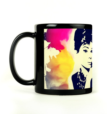 68% OFF on Shoprock Audrey Hepburn Ceramic Mug 450 ml