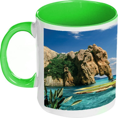 41% OFF on AMY Nature Beauty Inside Green Coffee Ceramic Mug 41% OFF on AMY Nature Beauty Inside Green Coffee Ceramic Mug