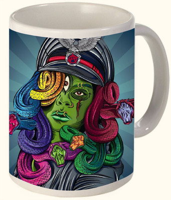 60% OFF on Timpax Most Popular & Best Selling Printed Ceramic 325 ML Dishwasher safe. D.No. D-2747 Ceramic Mug 325 ml