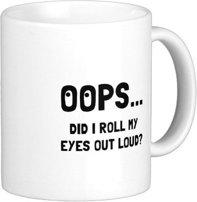 37% OFF on Exoctic Silver Kya namaCOOL Hai Hum A002 Ceramic Mug 350 ml