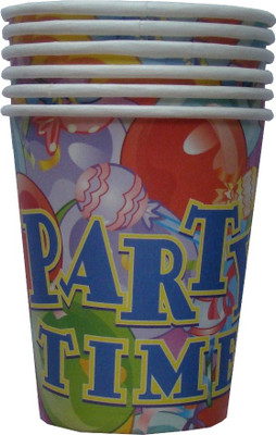 ShopAParty Party Time Paper Mug ShopAParty Party Time Paper Mug