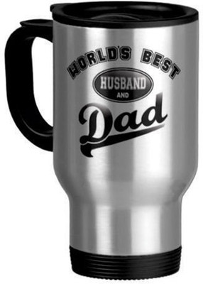 Giftsmate Worlds Best Hubby Dad Travel Ceramic Mug 330 ml