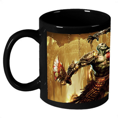 70% OFF on AMY War of God Action 3D Look Coffee Ceramic Mug 325 ml