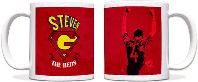 60% OFF on ShopMantra Steven Gerrard Black Ceramic Mug 300 ml