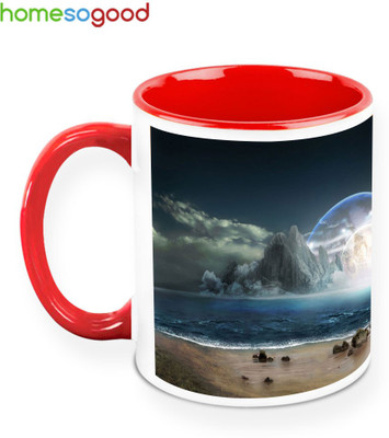 33% OFF on HomeSoGood The Borders Of Heaven Ceramic Mug 325 ml 33% OFF on HomeSoGood The Borders Of Heaven Ceramic Mug 325 ml