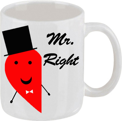16% OFF on Ellicon 19 Mr Right Ceramic Mug