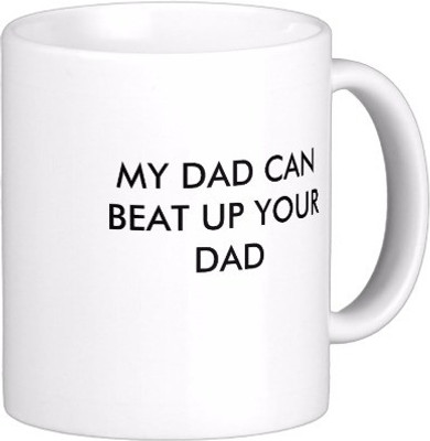 32% OFF on Exoctic Silver My Daddy Strongest C001 Ceramic Mug 300 ml 32% OFF on Exoctic Silver My Daddy Strongest C001 Ceramic Mug 300 ml