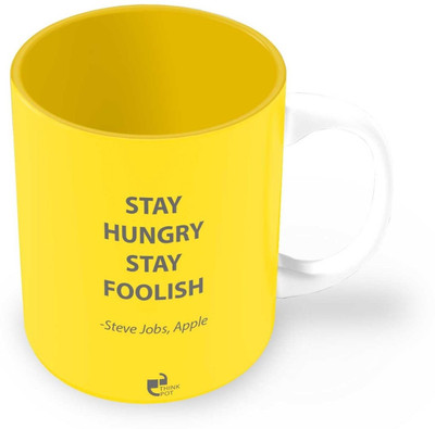 30% OFF on Thinkpot Stay Hungry Stay Foolish - Steve Jobs, Apple Ceramic Mug 30% OFF on Thinkpot Stay Hungry Stay Foolish - Steve Jobs, Apple Ceramic Mug