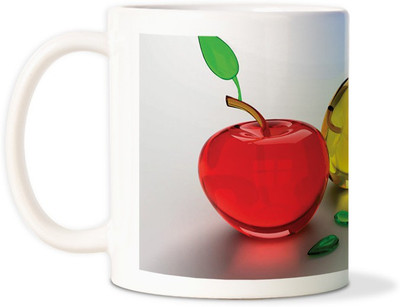81% OFF on AMY Colorful 3DApples Ceramic Mug