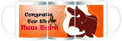 50% OFF on Refeel Gifts Congrats For The New Born Ceramic Mug 325 ml 50% OFF on Refeel Gifts Congrats For The New Born Ceramic Mug 325 ml
