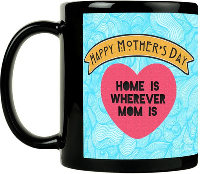50% OFF on ShopMantra Home Is Wherever Mom is Ceramic Mug 300 ml