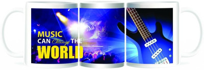 50% OFF on Refeel Gifts Music Can Change the World Ceramic Mug 325 ml 50% OFF on Refeel Gifts Music Can Change the World Ceramic Mug 325 ml