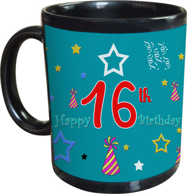 55% OFF on SajawatHomes 16th Happy Birthday Coffee Ceramic Mug 350 ml 55% OFF on SajawatHomes 16th Happy Birthday Coffee Ceramic Mug 350 ml