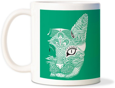 83% OFF on Amy Art Design Cat Coffee Ceramic Mug