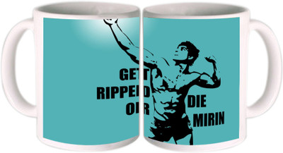 25% OFF on Shopkeeda Get Ripped Or Die Ceramic Mug 350 ml