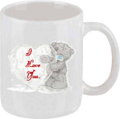 16% OFF on Ellicon 232 I Love You Teddy Heart Ceramic Mug 16% OFF on Ellicon 232 I Love You Teddy Heart Ceramic Mug