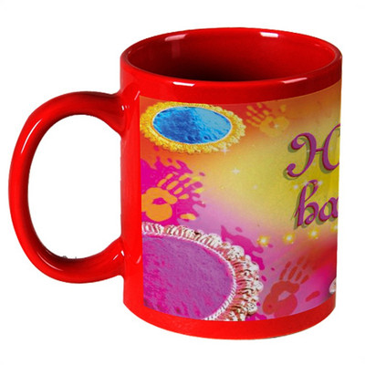 56% OFF on AMY Holi Hai Colorfull Design Red Ceramic Mug 325 ml 56% OFF on AMY Holi Hai Colorfull Design Red Ceramic Mug 325 ml