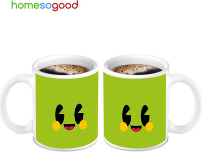 45% OFF on HomeSoGood Funny Designed Coffee 2 Mugs Ceramic Mug 280 ml, Pack of 2 45% OFF on HomeSoGood Funny Designed Coffee 2 Mugs Ceramic Mug 280 ml, Pack of 2