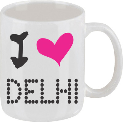28% OFF on Ellicon D4 I Love Delhi Ceramic Mug 325 ml 28% OFF on Ellicon D4 I Love Delhi Ceramic Mug 325 ml
