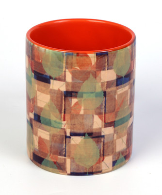 2% OFF on Indian Colours Foliage Ceramic Mug 325 ml