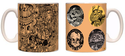 50% OFF on Posterboy Alien Ponchishey Boishakh Ceramic Mug