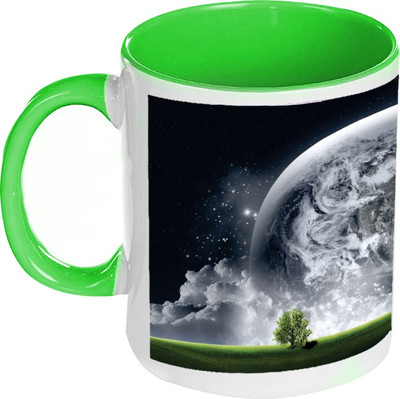 58% OFF on AMY Moon Beauty Creative Inside Green Coffee Ceramic Mug