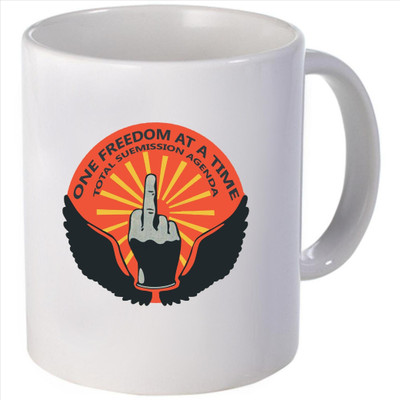 Snoogg one freedom at a time Ceramic Mug