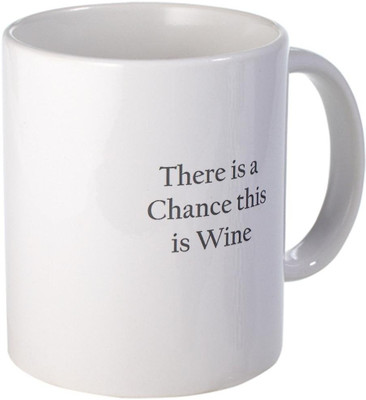 40% OFF on Teeskart This Might Be Wine Porcelain Mug 300 ml