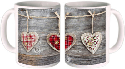 25% OFF on Shopkeeda Hearts Ceramic Mug 350 ml 25% OFF on Shopkeeda Hearts Ceramic Mug 350 ml
